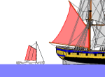 fore-and-aft sails