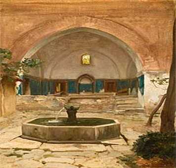 Arab courtyard